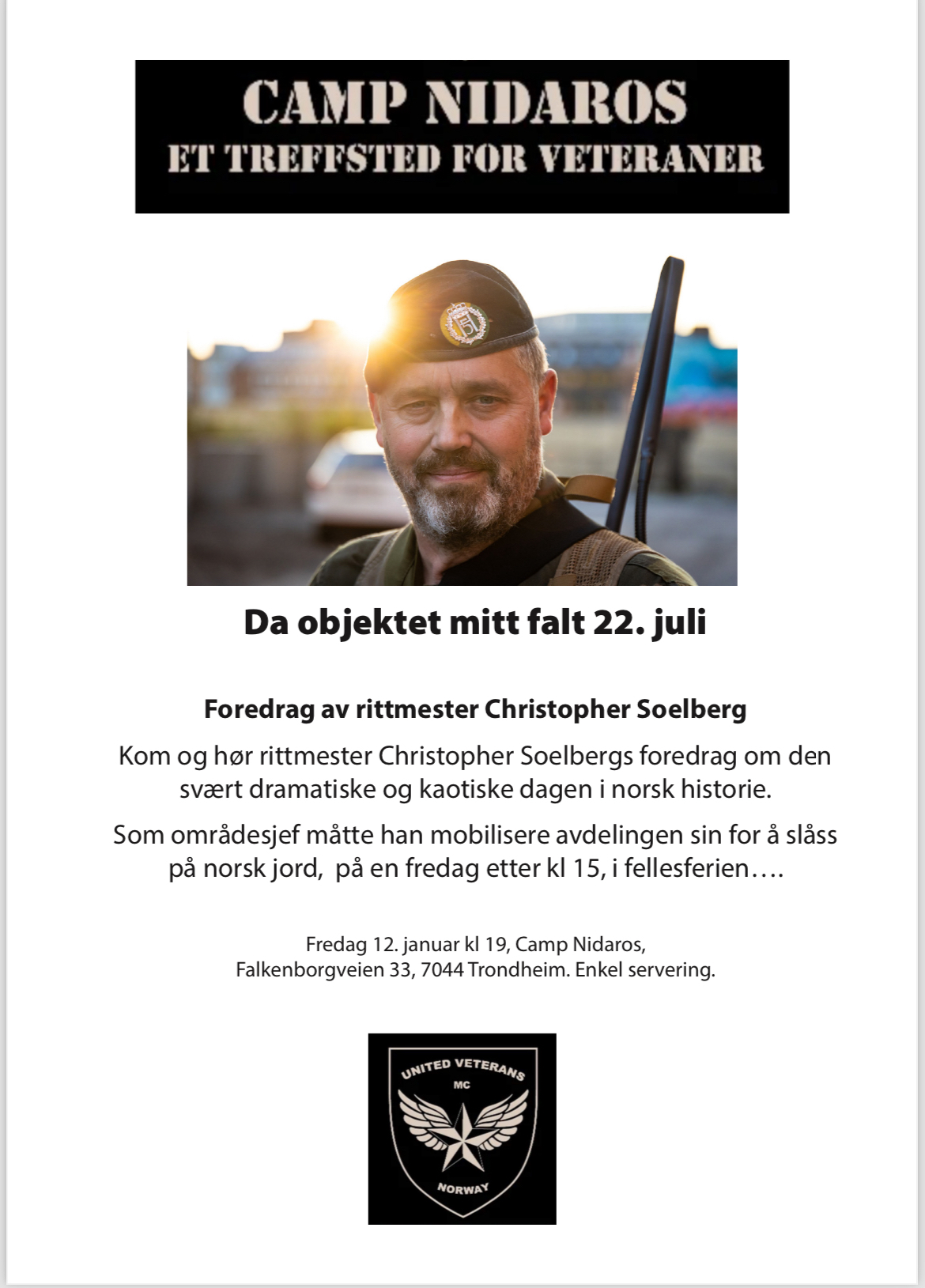 Da objektet mitt falt 22.juli