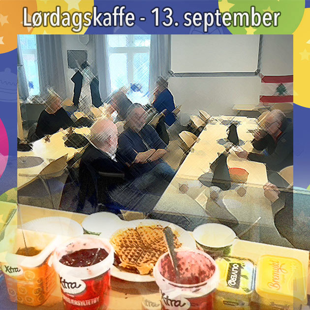 Lørdagskaffe - Oppstart igjen 13. september