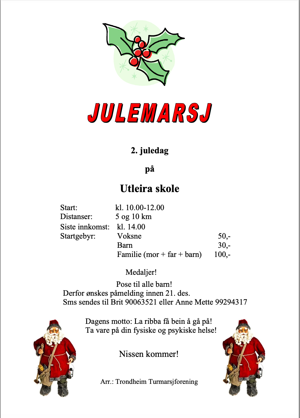 Turmarsj 2. juledag